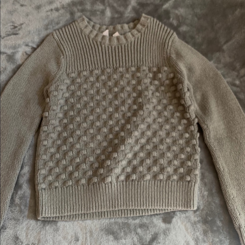 GapKids sweater with puffballs